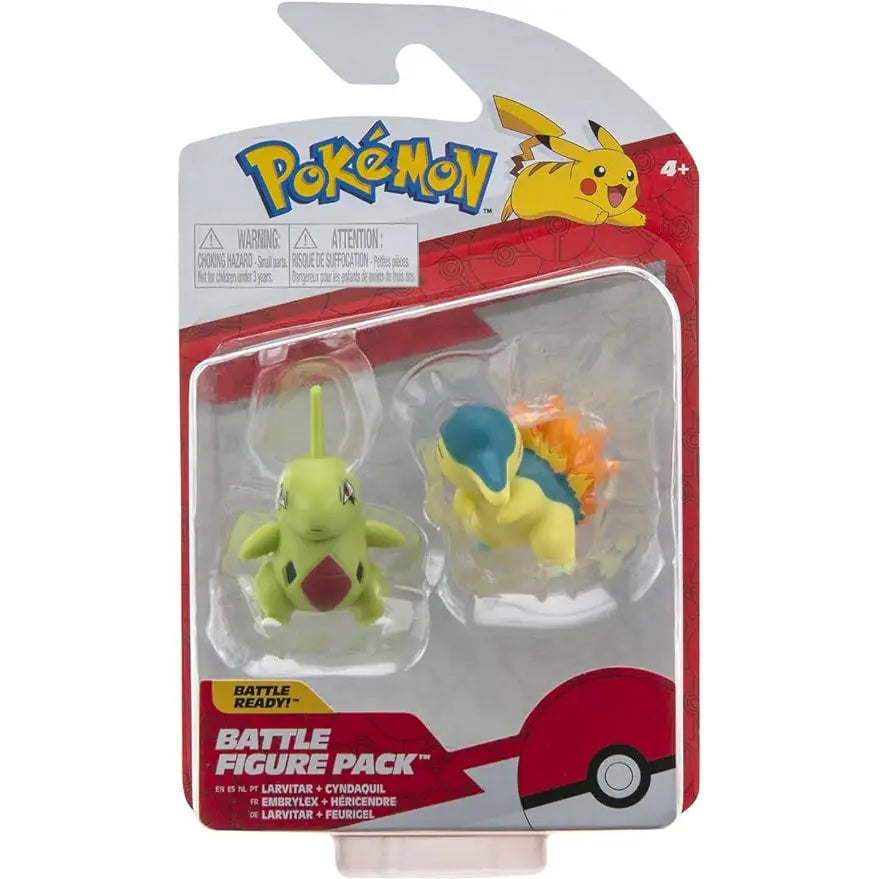 Pokémon Battle figure - Cyndaquil & Larvitar