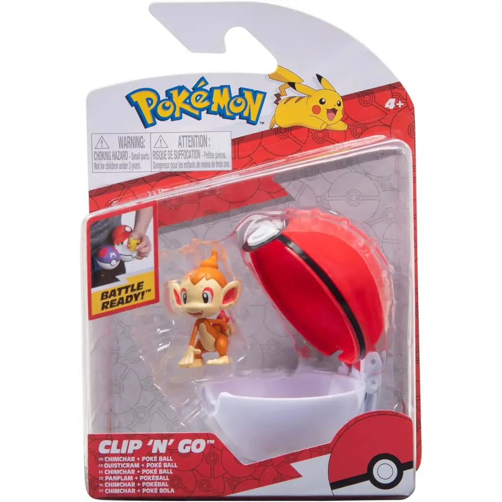 Pokémon Clip ’n’ go - Chimchar & Poké Ball