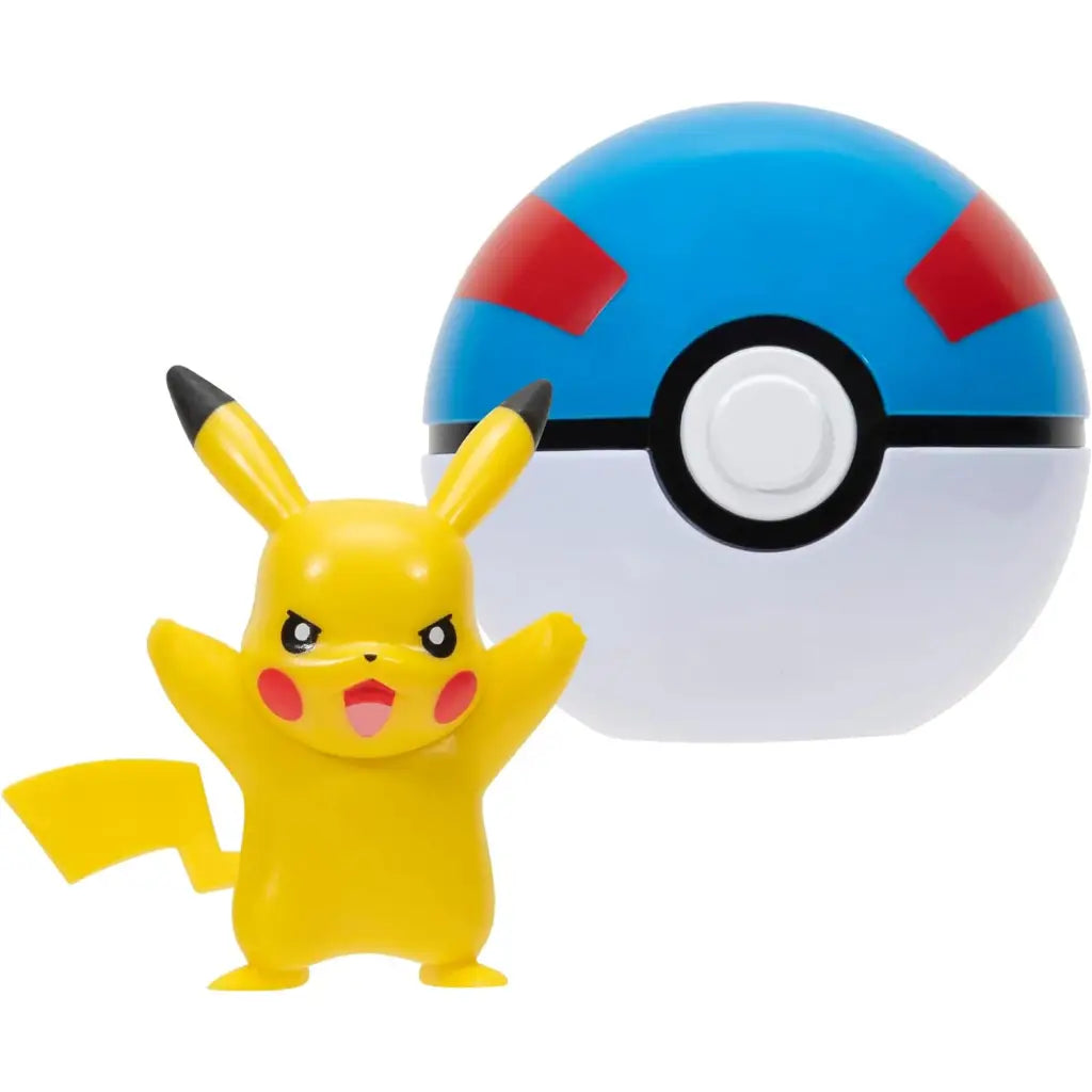 Pokémon Clip ’n’ go - Pikachu & Great Ball