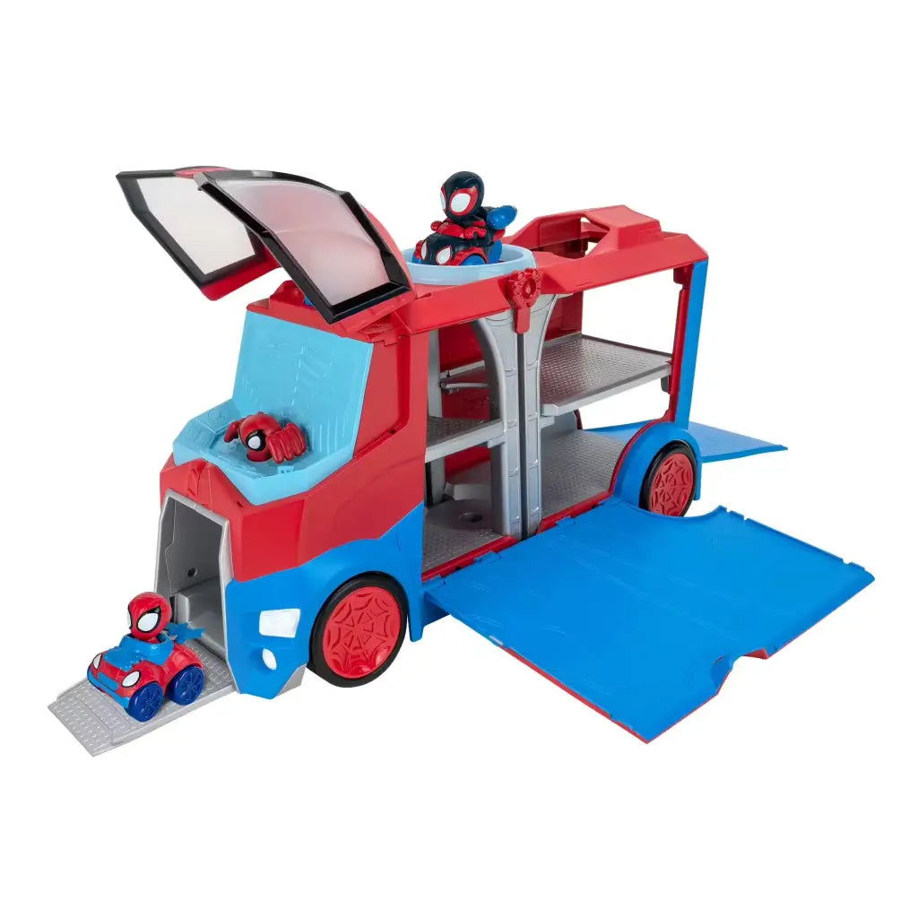 Spidey Camion trasporter con luci e suoni 35 cm