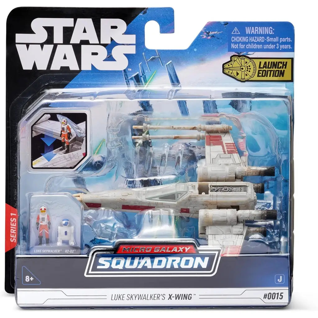 STAR WARS Micro galaxy Squadron - X-Wing Starfighter & Luke